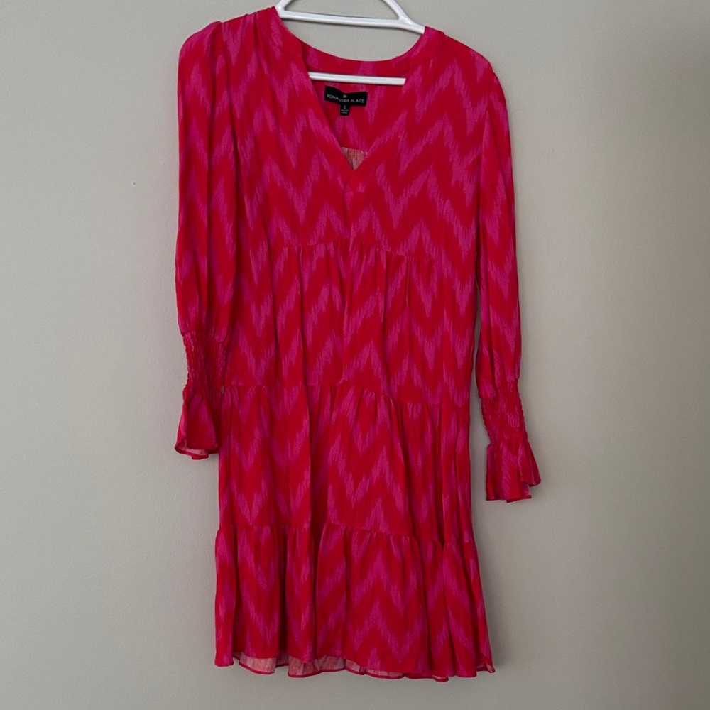 Tuckernuck - Hot Pink Ikat Kenzo Dress